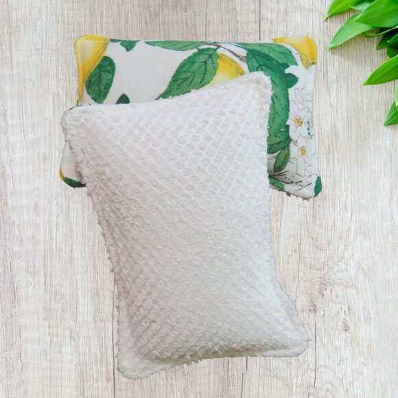 Reusable Sponge Lemon Dish Scrubby Set Of 2 - Picture 4 of 5